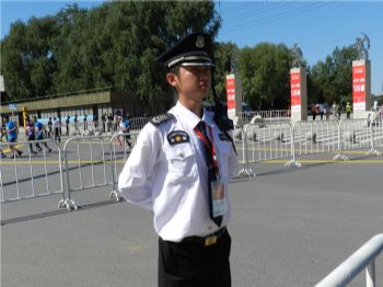 2017沈陽(yáng)馬拉松安?，F(xiàn)場(chǎng)